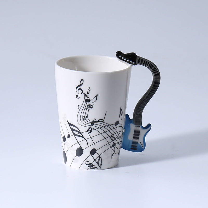 Virtuoso Artisan Musical Themed Ceramic Mug