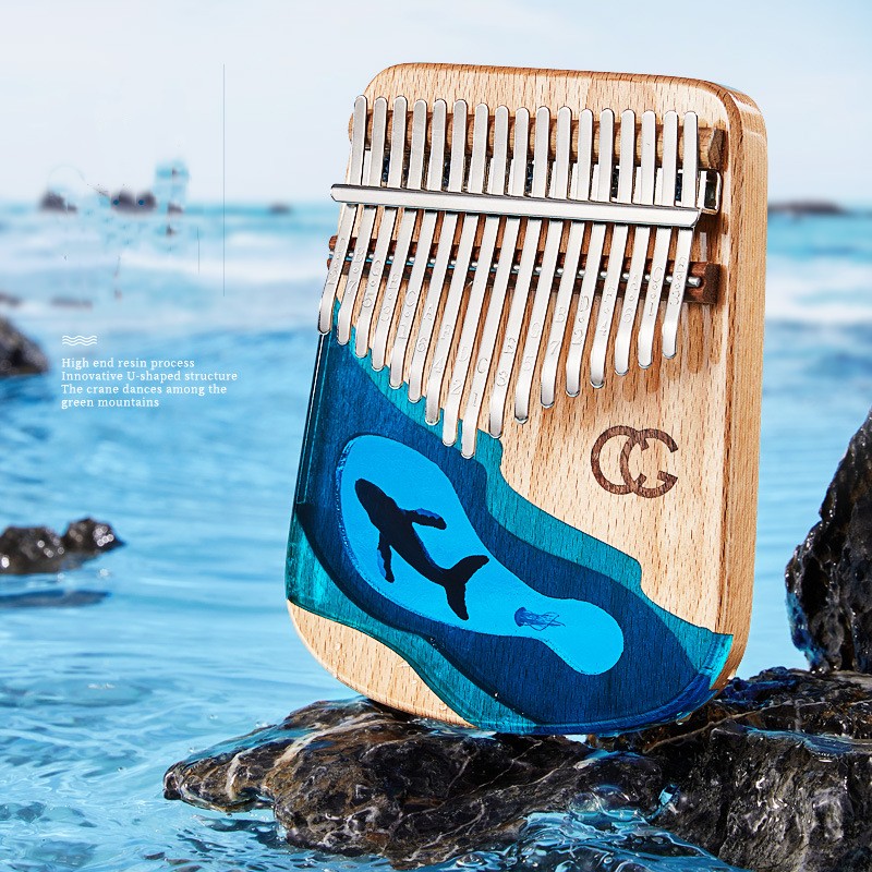 Oceanic Series Beech & Resin Artisan Kalimba