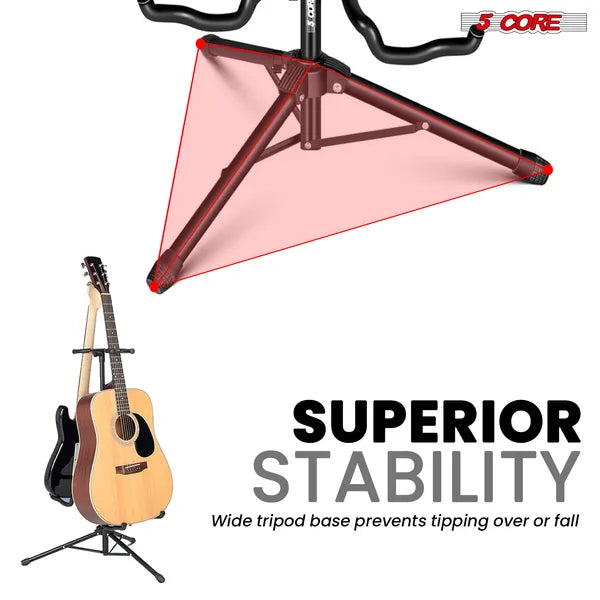 5 Core GSH 2N1 Dual-Instrument Pro Stand