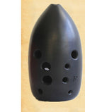 Shadow Obsidian 10-Hole Black Pottery Xun