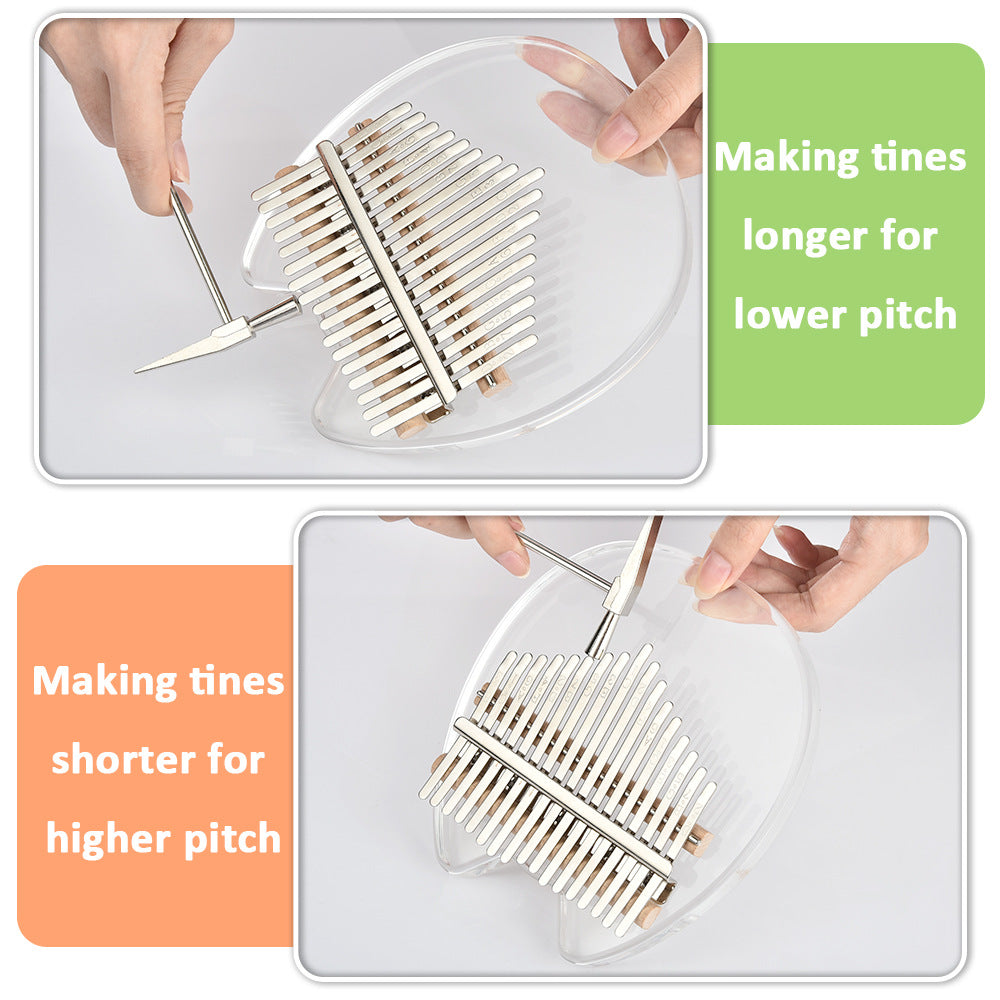 Gemini said Clear Harmony 17-Key Acrylic Kalimba