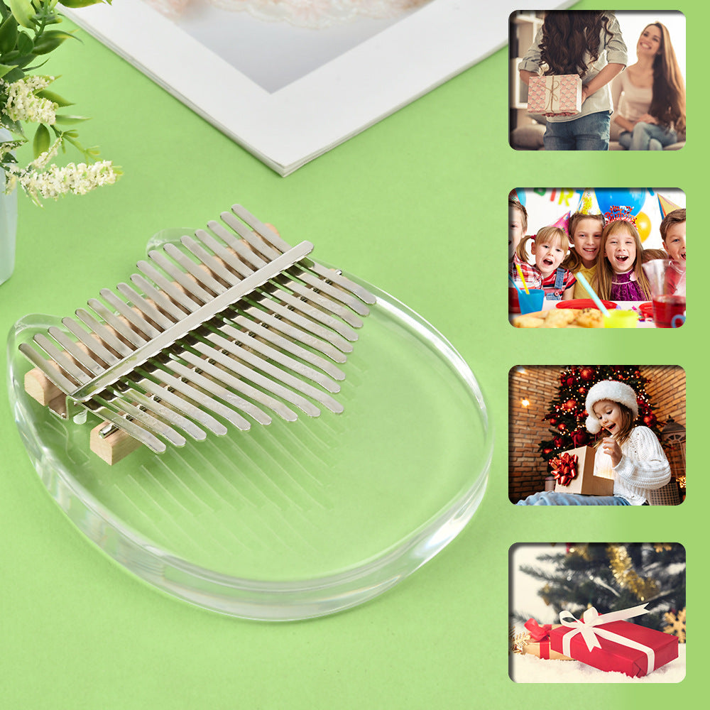 Gemini said Clear Harmony 17-Key Acrylic Kalimba