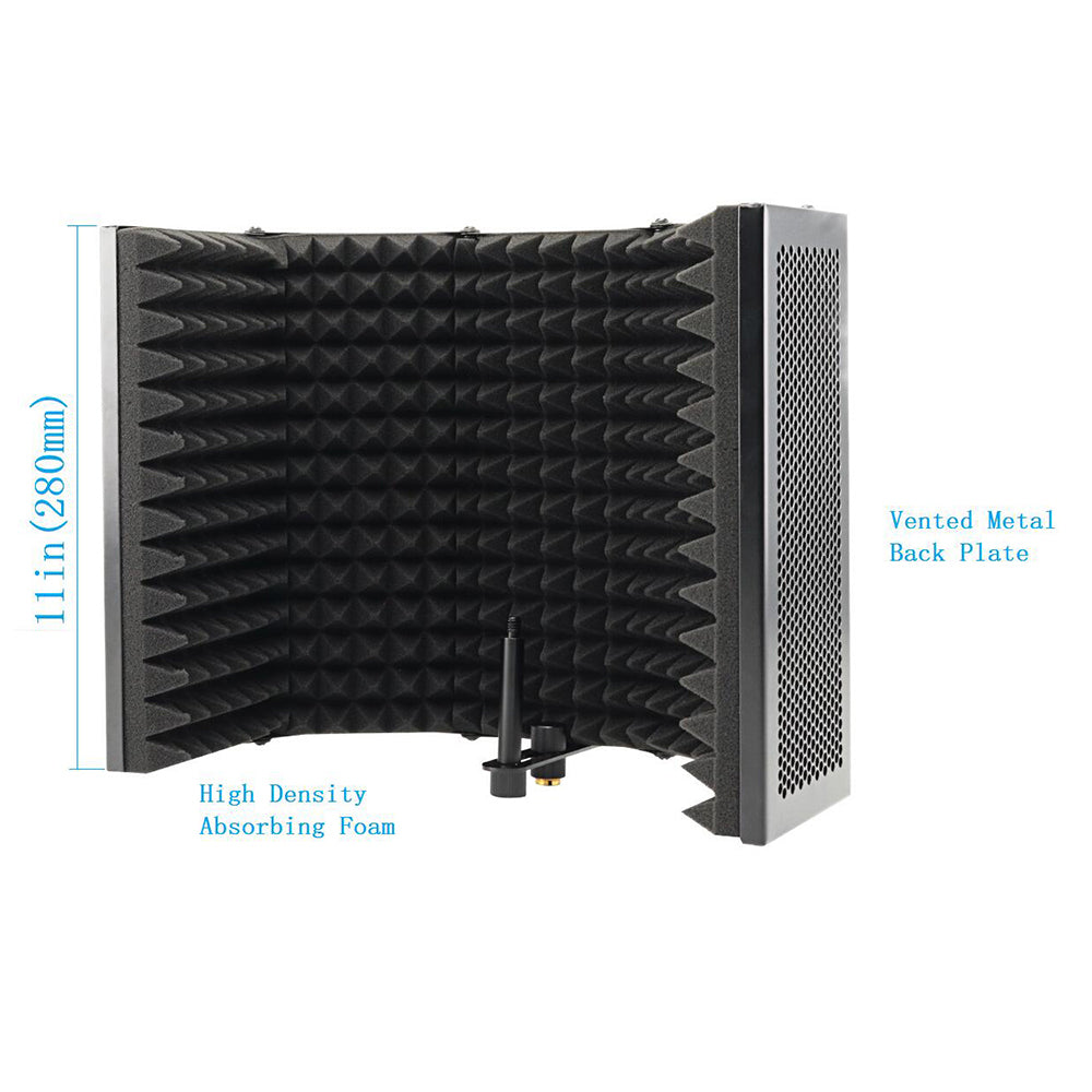 StudioPro 5-Panel Microphone Isolation Shield