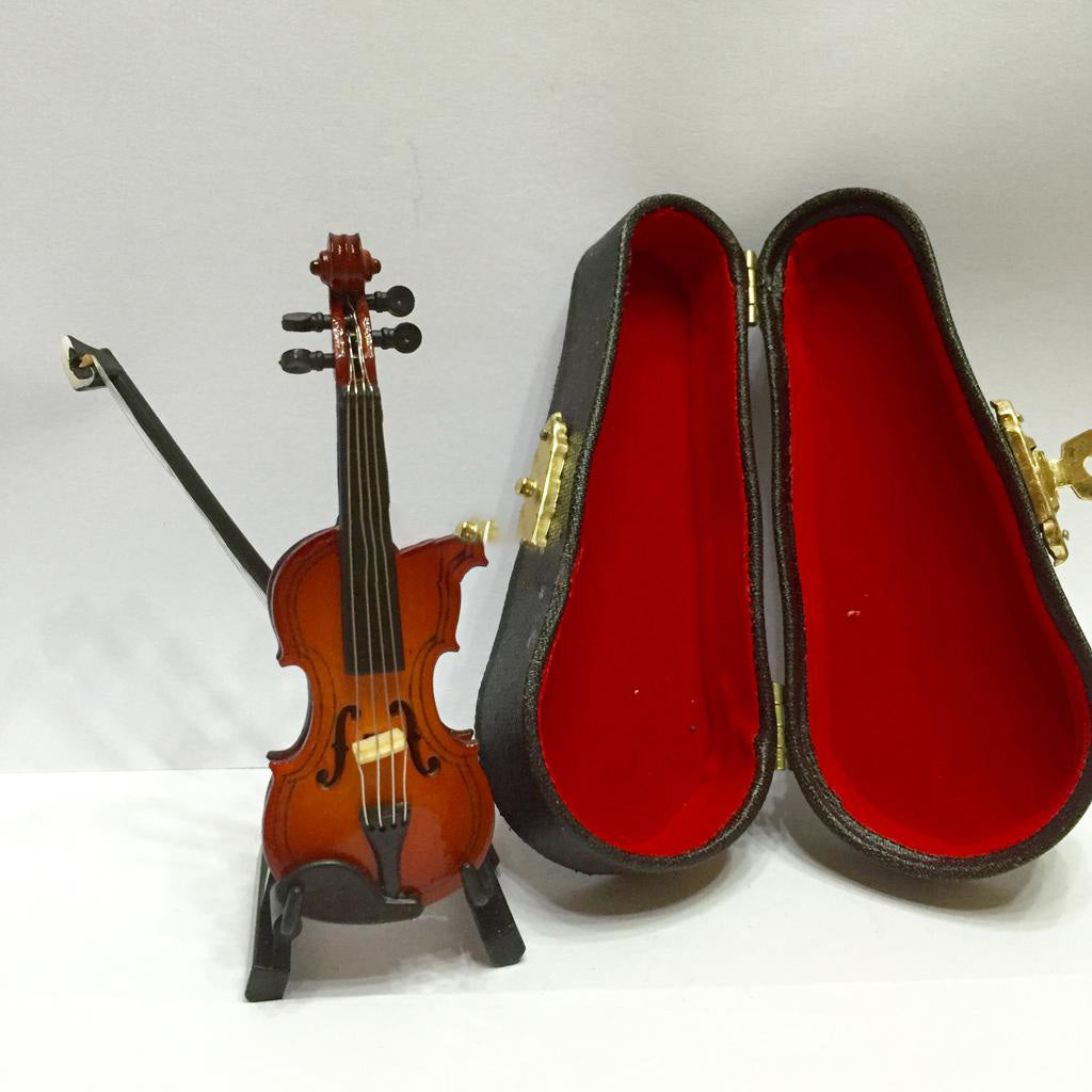 Gemini said Miniature Artisan Violin Display Set