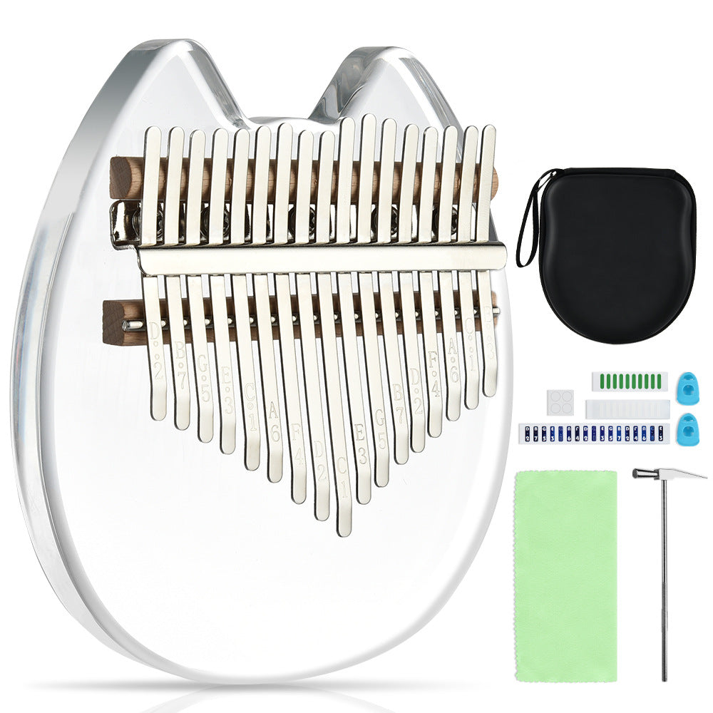 Gemini said Clear Harmony 17-Key Acrylic Kalimba
