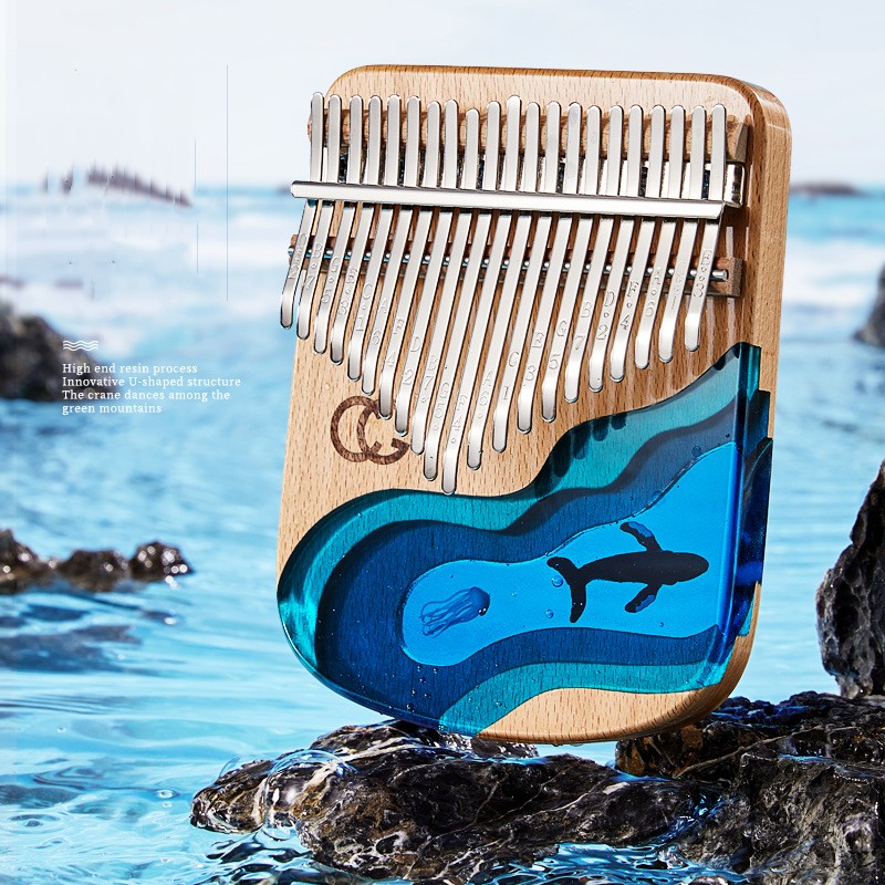 Oceanic Series Beech & Resin Artisan Kalimba