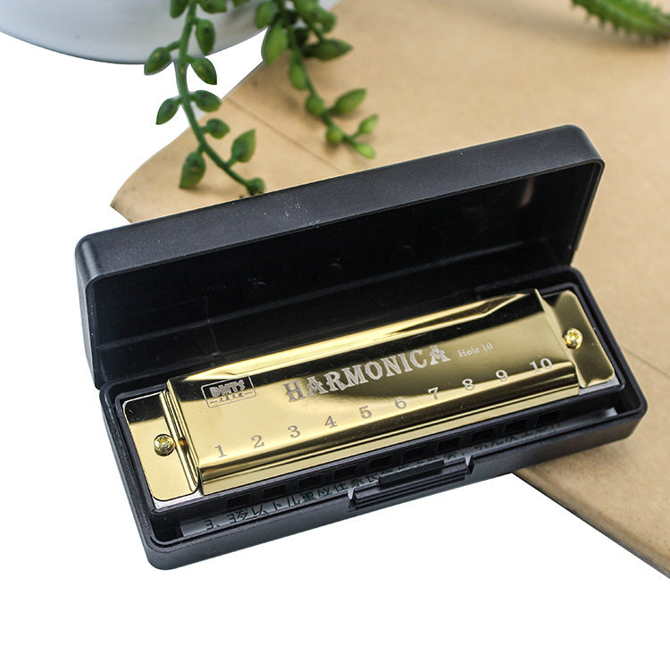 Beginner’s 10-Hole Diatonic Harmonica Set