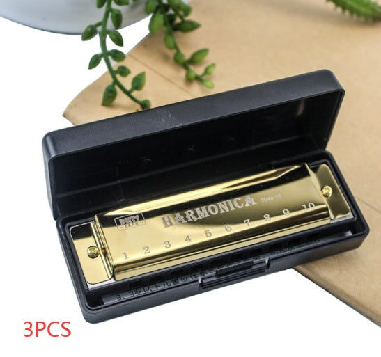 Beginner’s 10-Hole Diatonic Harmonica Set