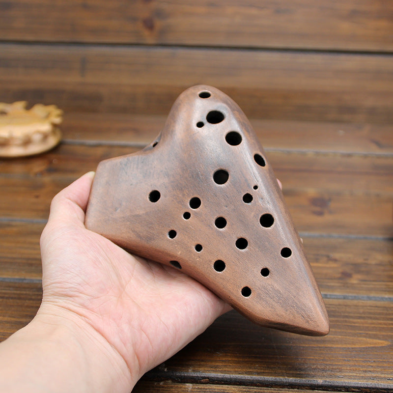 Master-Series Triple-Chamber Alto C Smoked Ocarina