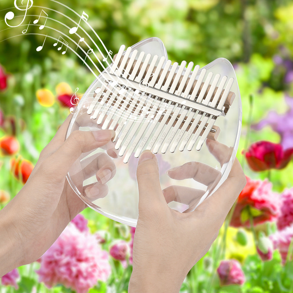 Gemini said Clear Harmony 17-Key Acrylic Kalimba