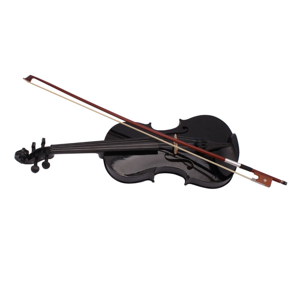 Midnight Series 4/4 Full-Size Black Acoustic Violin Pack