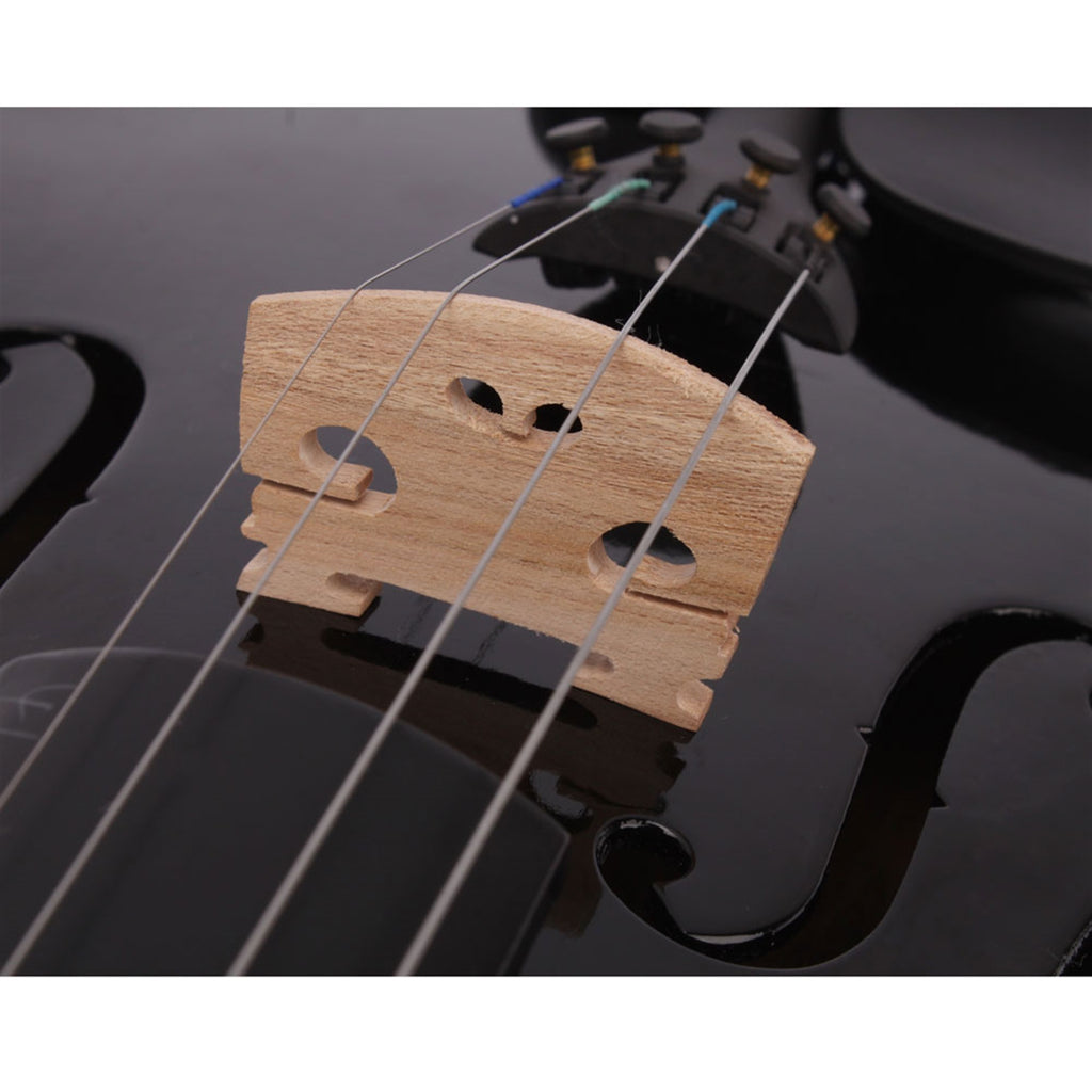 Midnight Series 4/4 Full-Size Black Acoustic Violin Pack
