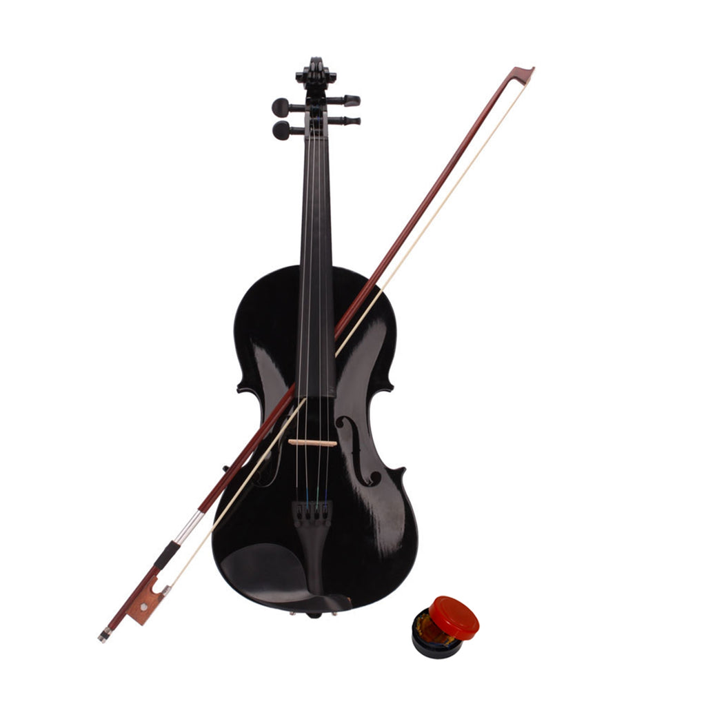 Midnight Series 4/4 Full-Size Black Acoustic Violin Pack