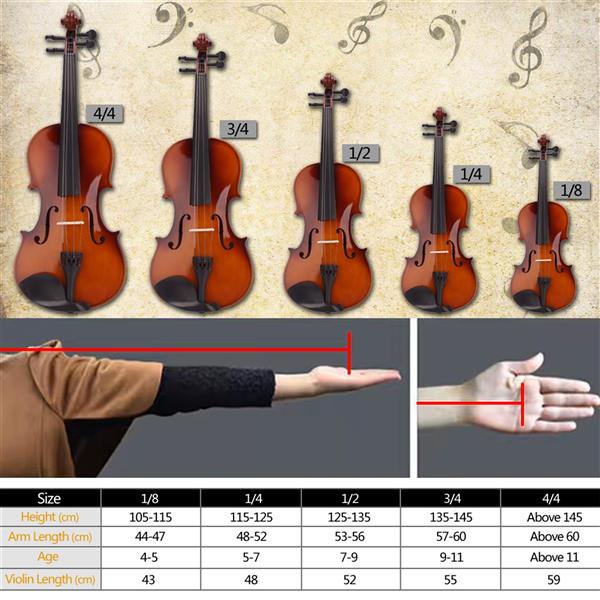 Heritage Series: 3/4 Size Student Natural Acoustic Violin Pack