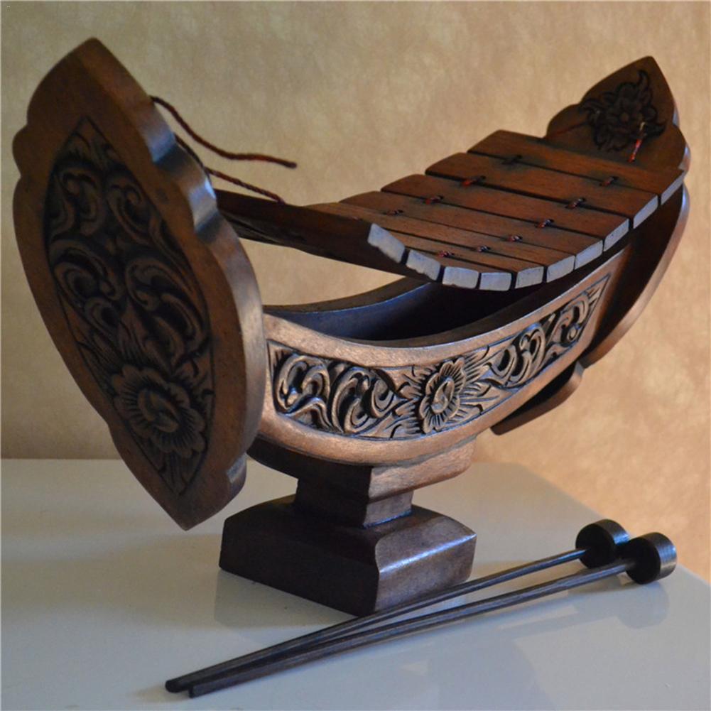 Artisan Southeast Asian Mini Ranat Xylophone