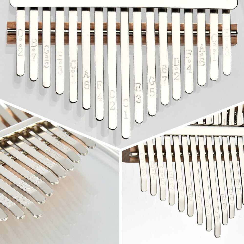 Gemini said Clear Harmony 17-Key Acrylic Kalimba