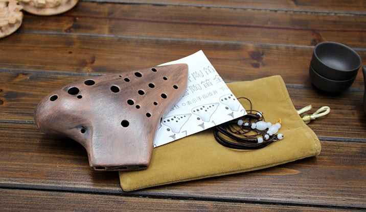 Master-Series Triple-Chamber Alto C Smoked Ocarina