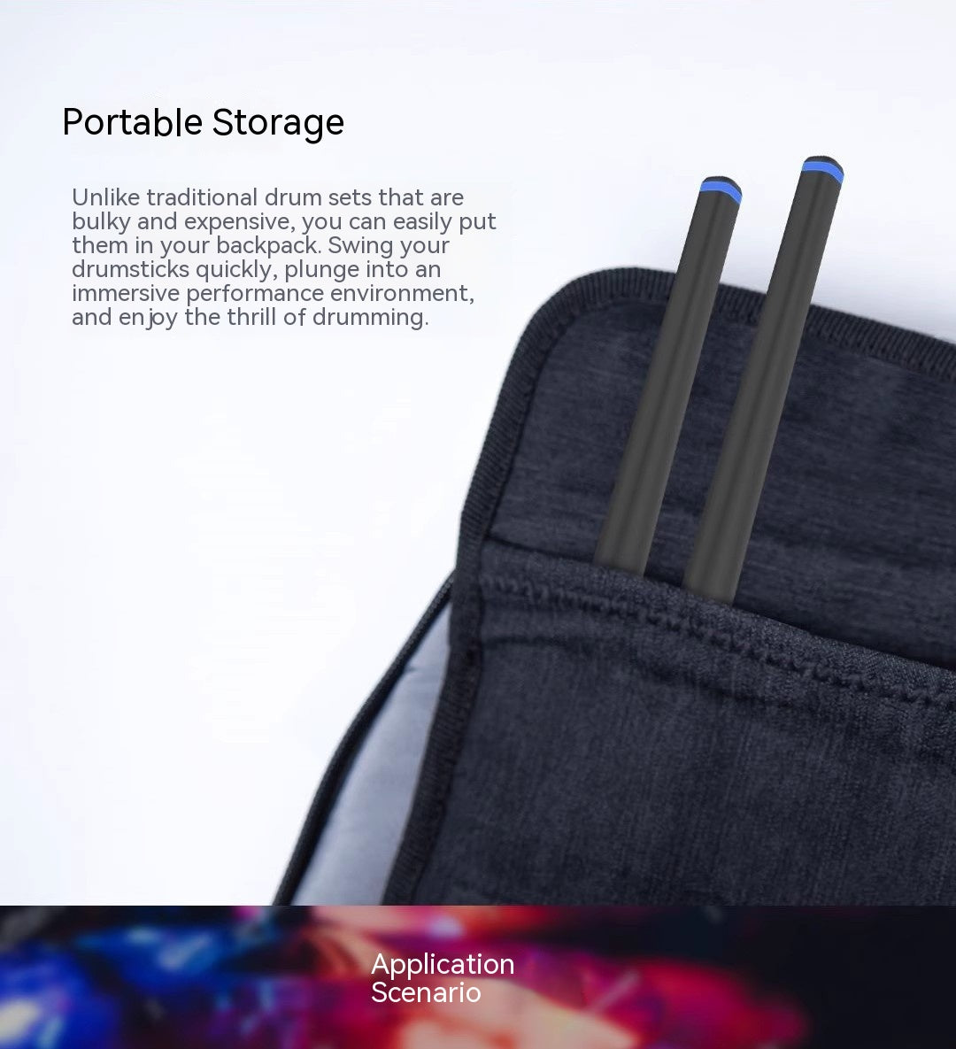 AeroBeat Somatosensory Virtual Air Drum Kit