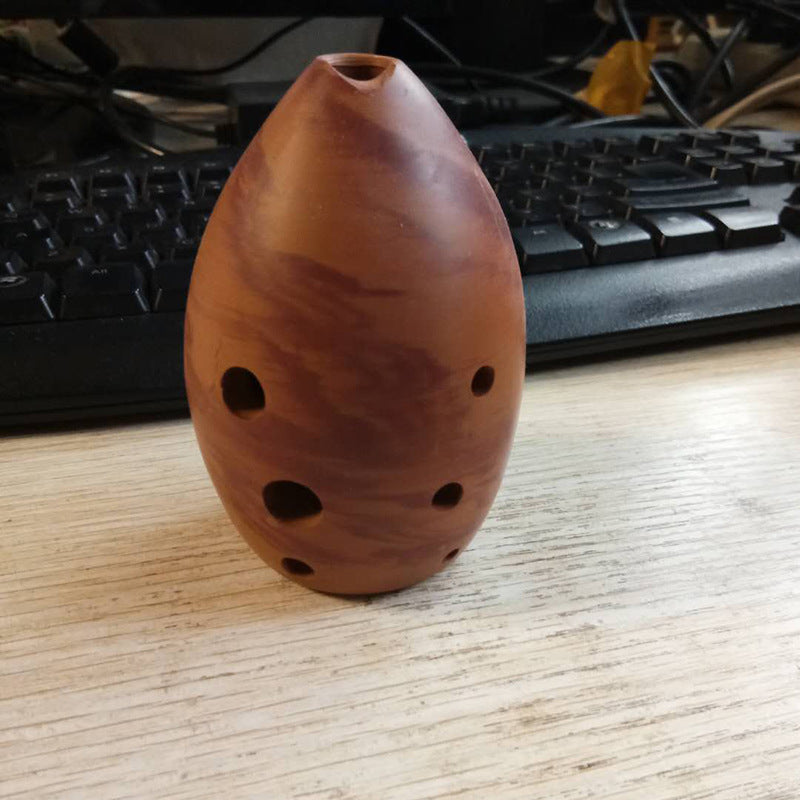 Terracotta Artisan Eight-Hole Xun