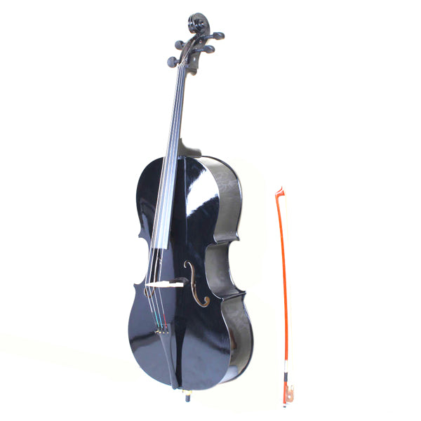 Modern Series 4/4 Full-Size Black Acoustic Cello Pack