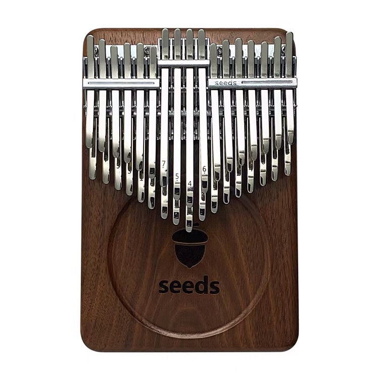 Seeds "Pisces" 34-Tone Chromatic Black Walnut Kalimba