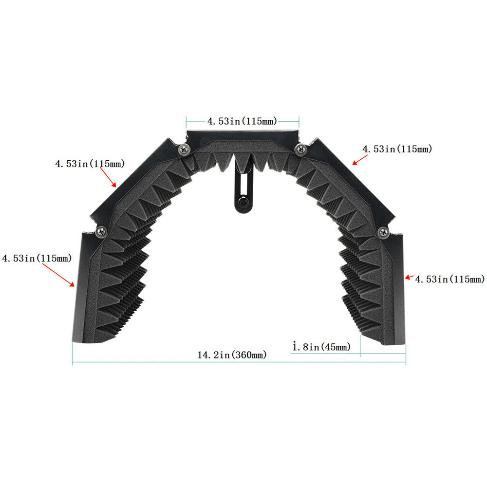 StudioPro 5-Panel Microphone Isolation Shield
