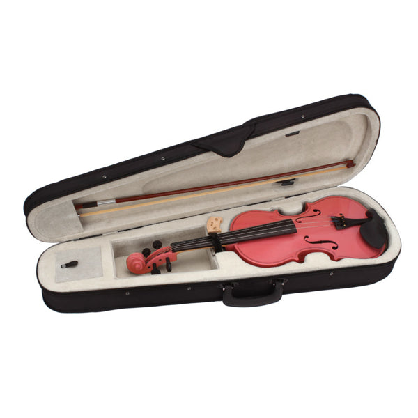 Enchanted Series: 1/4 Size Student Pink Violin Starter Pack