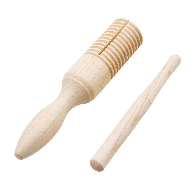 Natural Wood Guiro Tone Block