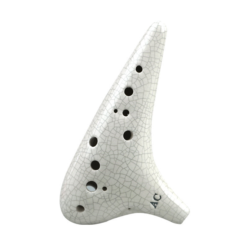Artisan Hand-Painted 12-Hole Alto C Ocarina