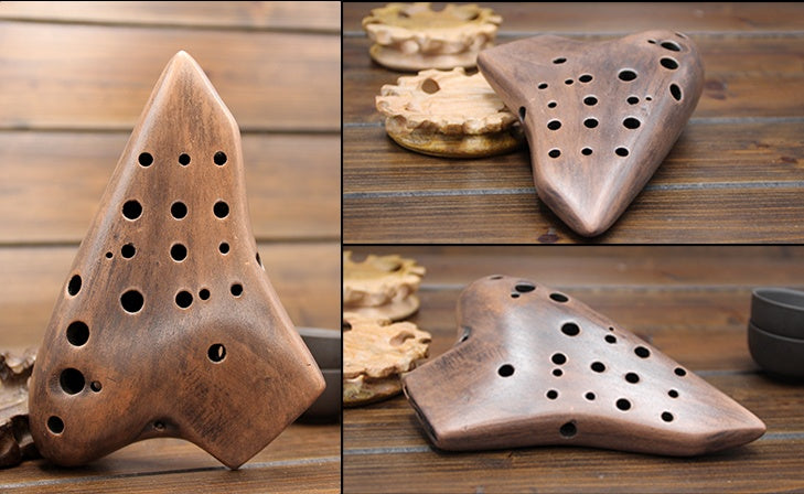 Master-Series Triple-Chamber Alto C Smoked Ocarina