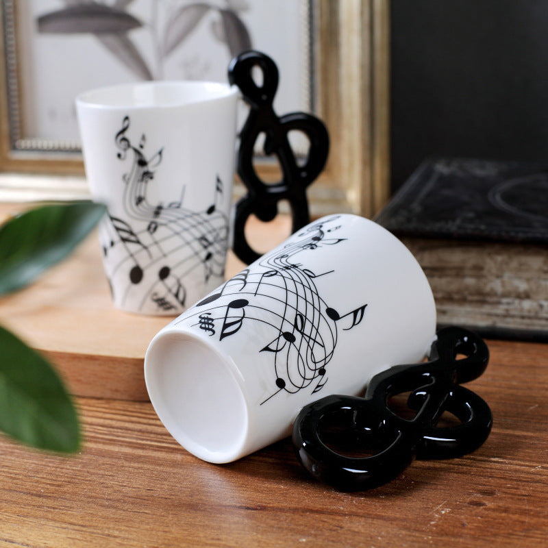 Virtuoso Artisan Musical Themed Ceramic Mug