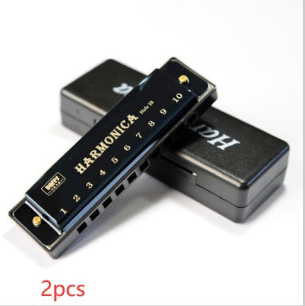 Pro-Elite 10-Hole Titanium Series Blues Harp