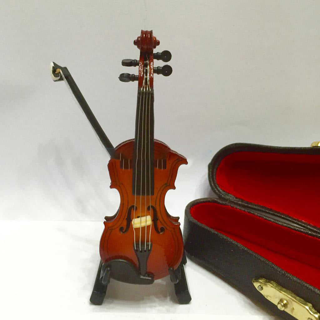 Gemini said Miniature Artisan Violin Display Set