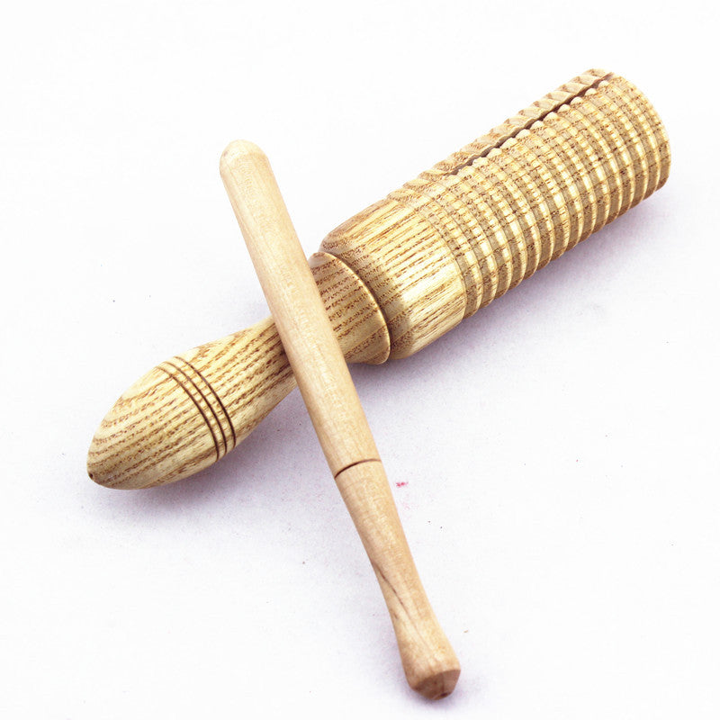 Natural Wood Guiro Tone Block