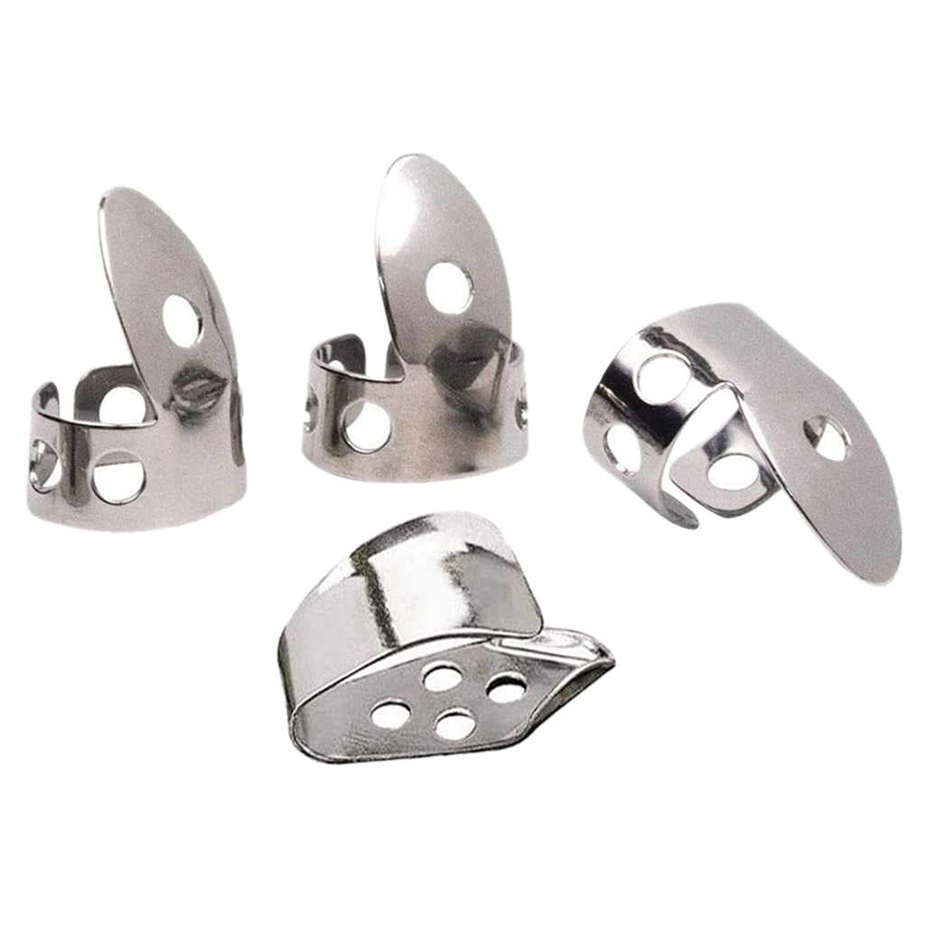 Iron-Clad Professional Stainless Steel Finger Pick Set