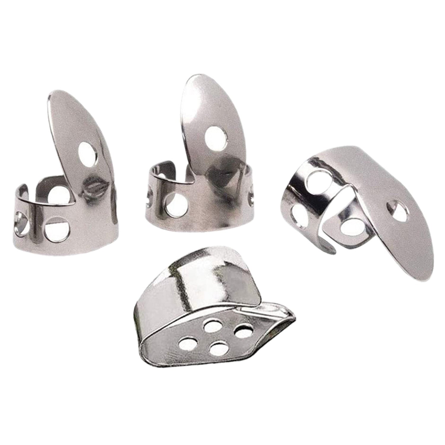Iron-Clad Professional Stainless Steel Finger Pick Set