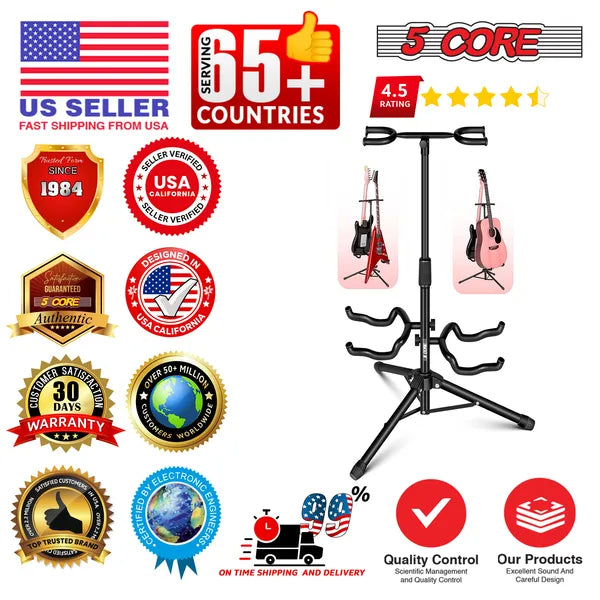 5 Core GSH 2N1 Dual-Instrument Pro Stand