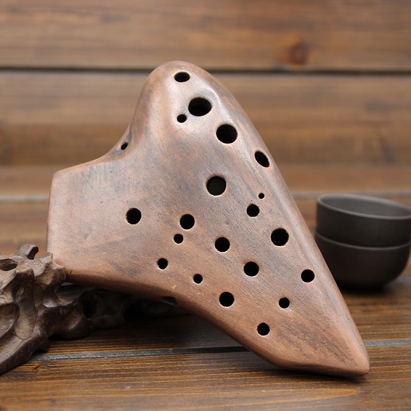 Master-Series Triple-Chamber Alto C Smoked Ocarina
