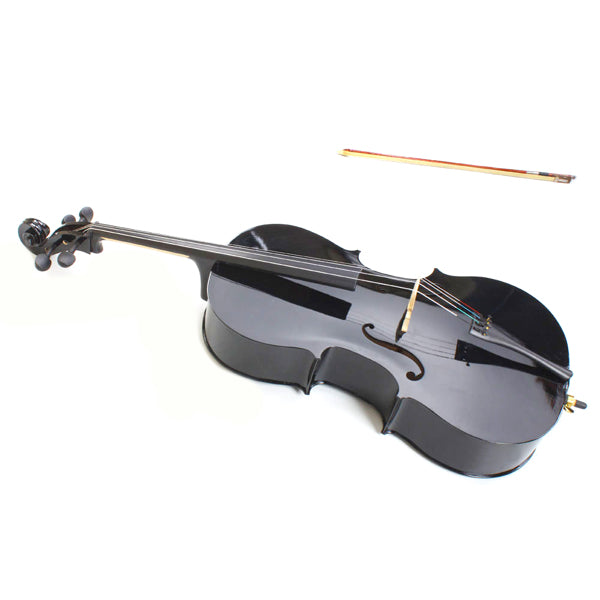 Modern Series 4/4 Full-Size Black Acoustic Cello Pack