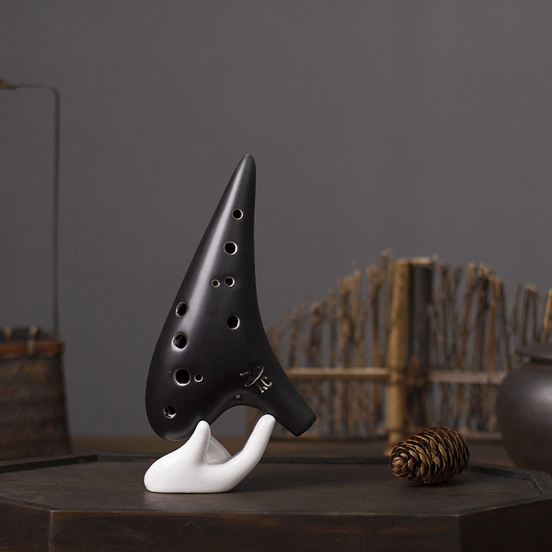 Midnight Zen 12-Hole Alto C Ceramic Ocarina