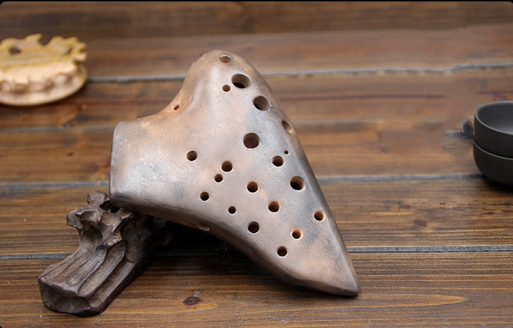 Master-Series Triple-Chamber Alto C Smoked Ocarina