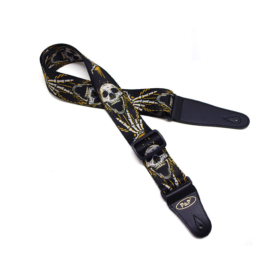 Gemini said P&P "Titan" Graphic Guitar & Bass Strap