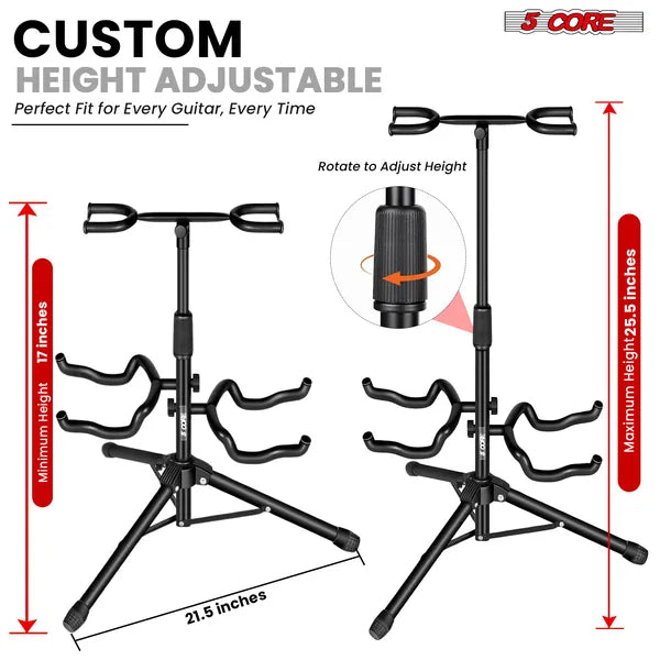 5 Core GSH 2N1 Dual-Instrument Pro Stand
