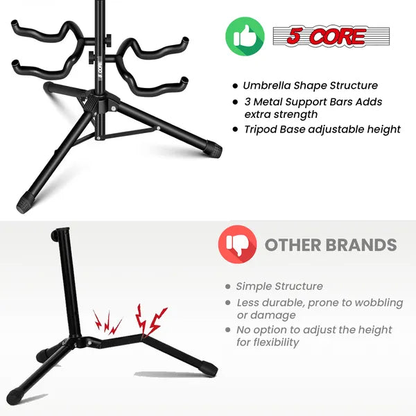 5 Core GSH 2N1 Dual-Instrument Pro Stand