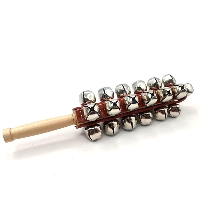Orchestral 25-Bell Wooden Hand Sleigh Bell