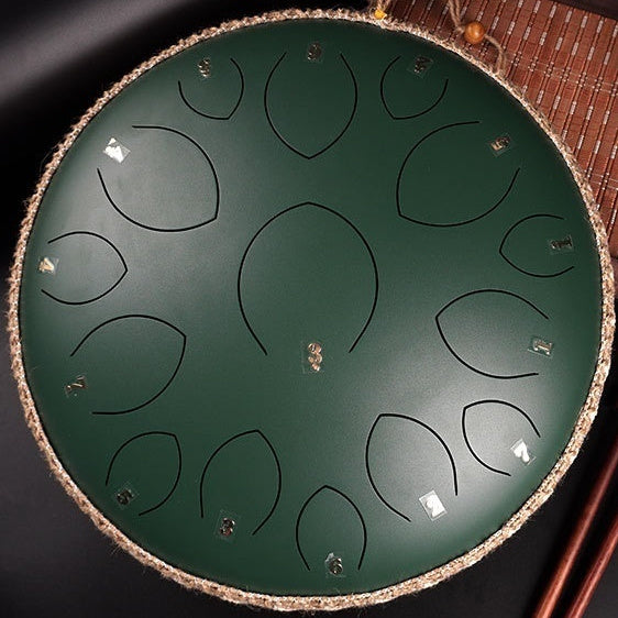 Zenith 14-Inch 15-Tone Professional Steel Tongue Drum