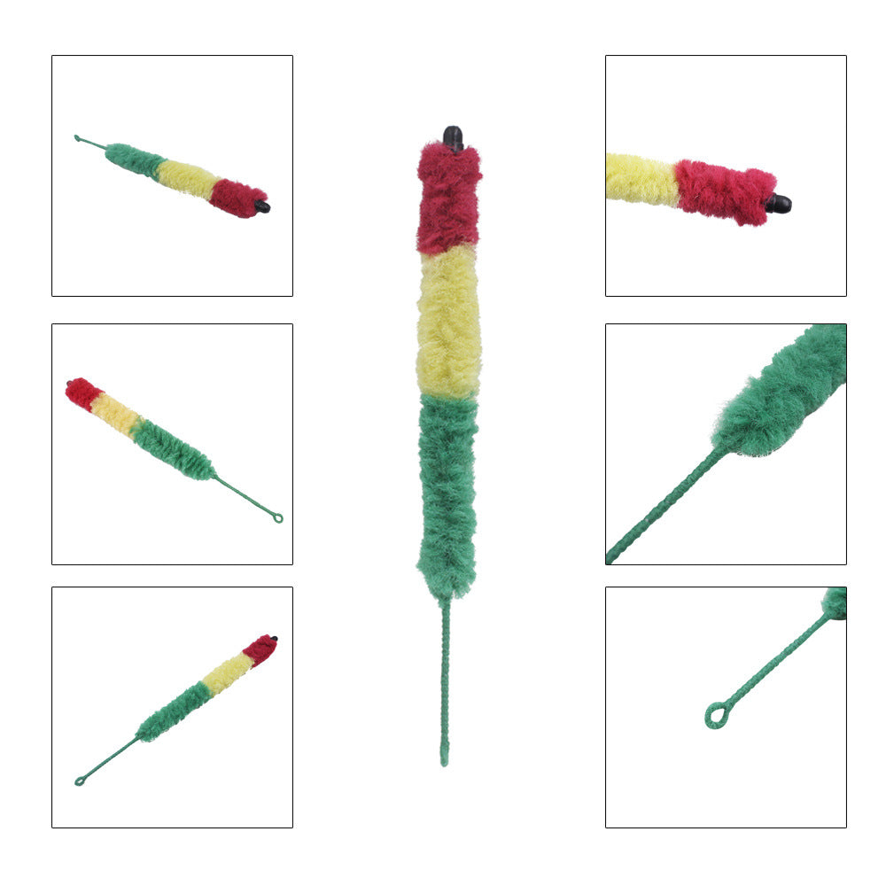Vibrant Tri-Color Clarinet Internal Microfiber Swab
