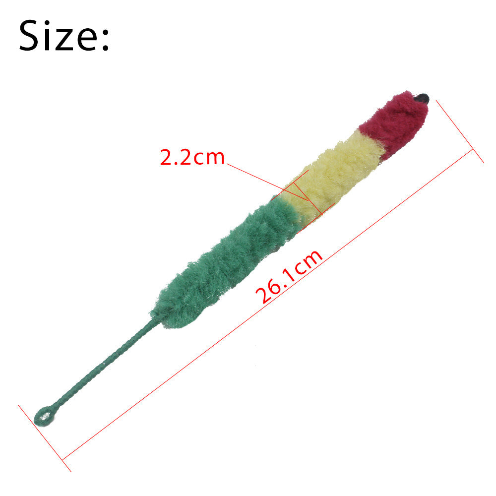 Vibrant Tri-Color Clarinet Internal Microfiber Swab
