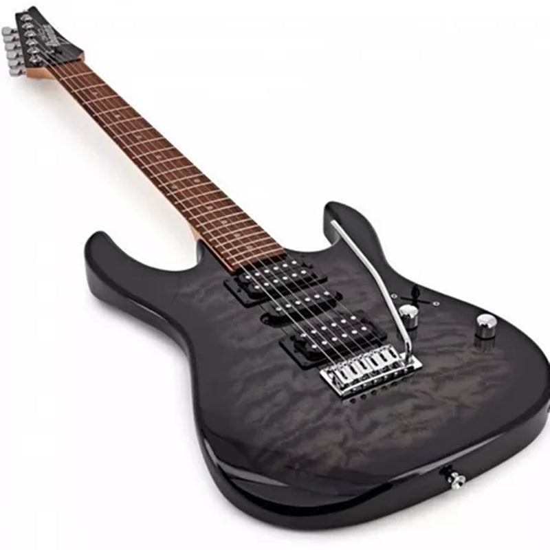 Crimson Ember Series Tiger Stripe Electric Guitar