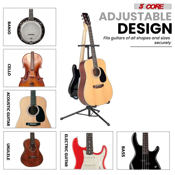 5 Core GSH 2N1 Dual-Instrument Pro Stand